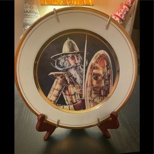 Wichie Torres Don Quixote Signed Plate
